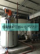 1吨贯流蒸汽乐投（中国）安装现场